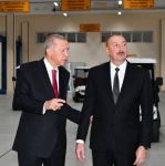 Azərbaycan və Türkiyə prezidentləri Naxçıvan Bərpa-istehsalat hərbi kompleksinin açılışında iştirak ediblər (YENİLƏNİB) (FOTO)