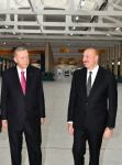 Azərbaycan və Türkiyə prezidentləri Naxçıvan Bərpa-istehsalat hərbi kompleksinin açılışında iştirak ediblər (YENİLƏNİB) (FOTO)