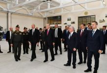 Azərbaycan və Türkiyə prezidentləri Naxçıvan Bərpa-istehsalat hərbi kompleksinin açılışında iştirak ediblər (YENİLƏNİB) (FOTO)