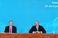 Azərbaycan və Türkiyə prezidentləri mətbuata bəyanatla çıxış ediblər (FOTO/VİDEO)