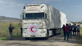 Humanitar yardım Xankəndiyə yola düşüb (FOTO/VİDEO)