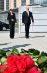 Prezident İlham Əliyev və birinci xanım Mehriban Əliyeva Bakıda inşası davam etdirilən Zəfər parkında olublar (FOTO/VİDEO) (YENİLƏNİB)