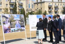 Dövlət və ictimaiyyət nümayəndələri Zəfər parkını ziyarət etməyə davam edir (FOTO)