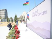 Dövlət və ictimaiyyət nümayəndələri Zəfər parkını ziyarət etməyə davam edir (FOTO)