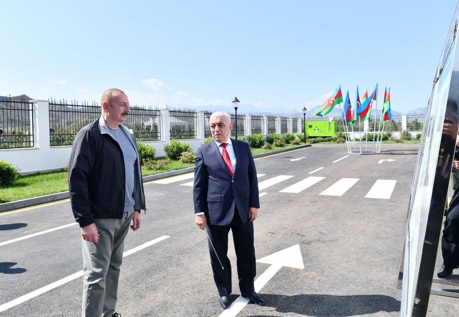 Prezident İlham Əliyev “AzərEnerji” ASC-nin “Cahangirbəyli” Su Elektrik Stansiyasının açılışında iştirak edib (FOTO/VİDEO) (YENİLƏNİB)