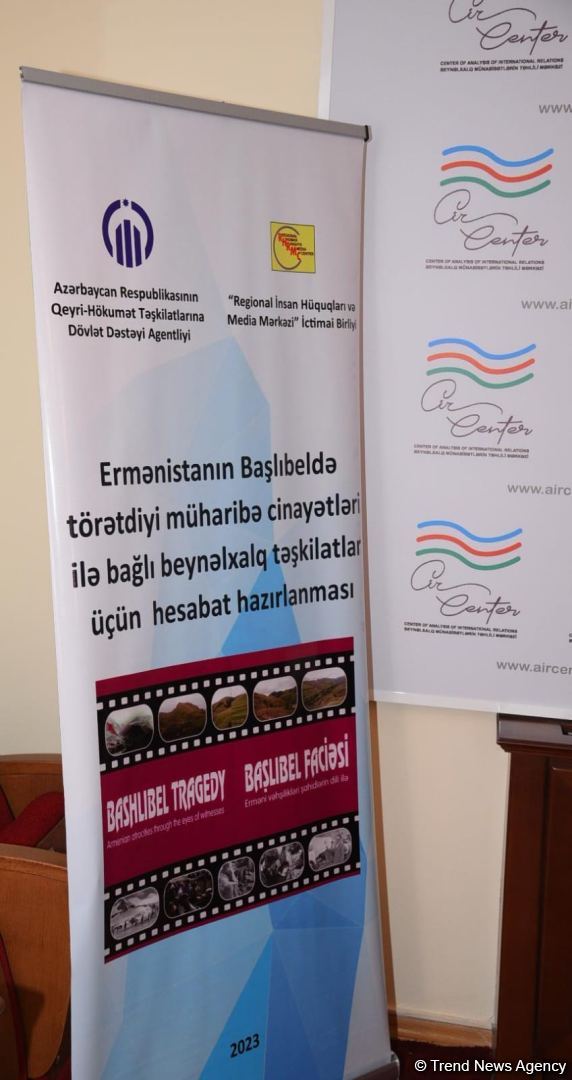 Başlıbel qətliamı ilə bağlı Azərbaycan və ingilis dillərində hesabat nəşr olunub (FOTO)