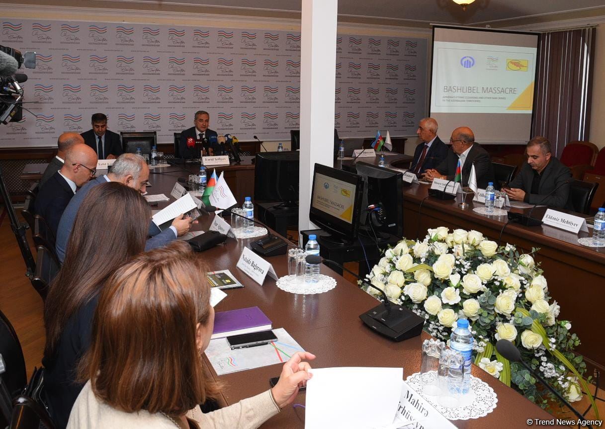 Başlıbel qətliamı ilə bağlı Azərbaycan və ingilis dillərində hesabat nəşr olunub (FOTO)