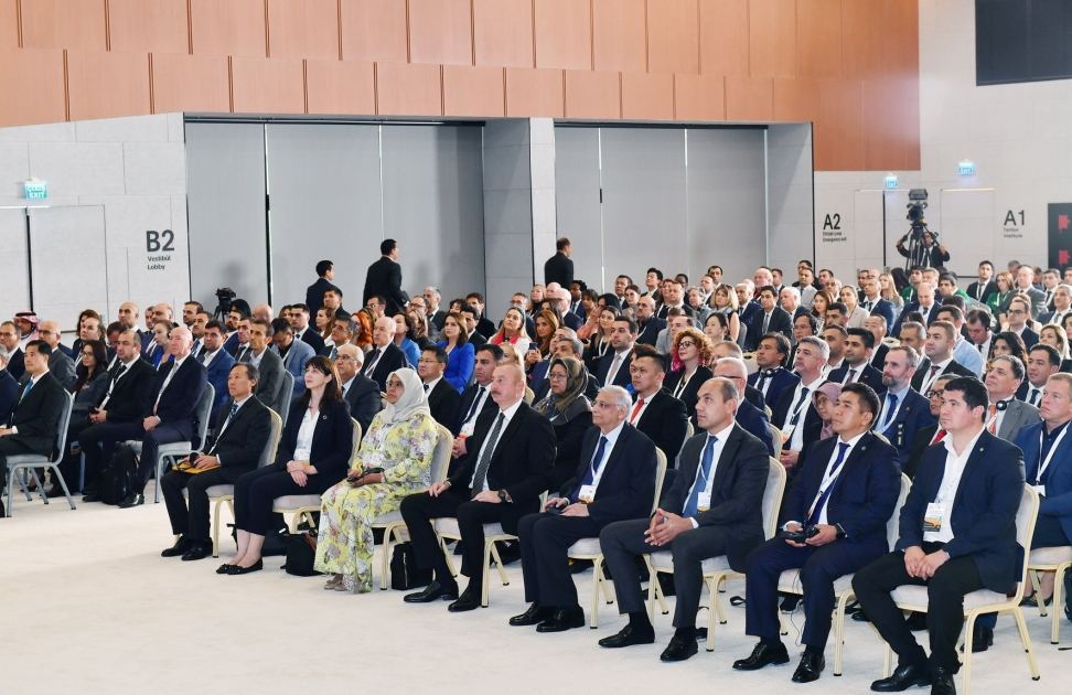 Prezident İlham Əliyev Zəngilanda 2-ci Azərbaycan Milli Şəhərsalma Forumunda çıxış edib (FOTO) (YENİLƏNİB)