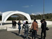 Cəbrayılda müasir üslubda inzibati bina tikilir (FOTO/VİDEO)