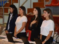Bədii gimnastika üzrə 28-ci Bakı çempionatına start verilib (FOTO)