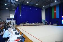 Bədii gimnastika üzrə 28-ci Bakı çempionatına start verilib (FOTO)