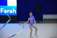 Bədii gimnastika üzrə 28-ci Bakı çempionatına start verilib (FOTO)
