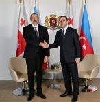 Prezident İlham Əliyevin Gürcüstanın Baş naziri İrakli Qaribaşvili ilə təkbətək görüşü olub (FOTO/VİDEO) (YENİLƏNİB)
