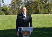 Prezident İlham Əliyev və Gürcüstanın Baş naziri mətbuata bəyanatlarla çıxış ediblər (FOTO/VİDEO) (YENİLƏNİB)