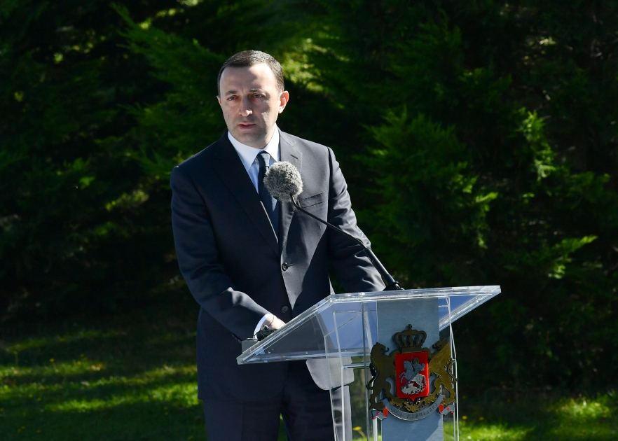 Prezident İlham Əliyev və Gürcüstanın Baş naziri mətbuata bəyanatlarla çıxış ediblər (FOTO/VİDEO) (YENİLƏNİB)