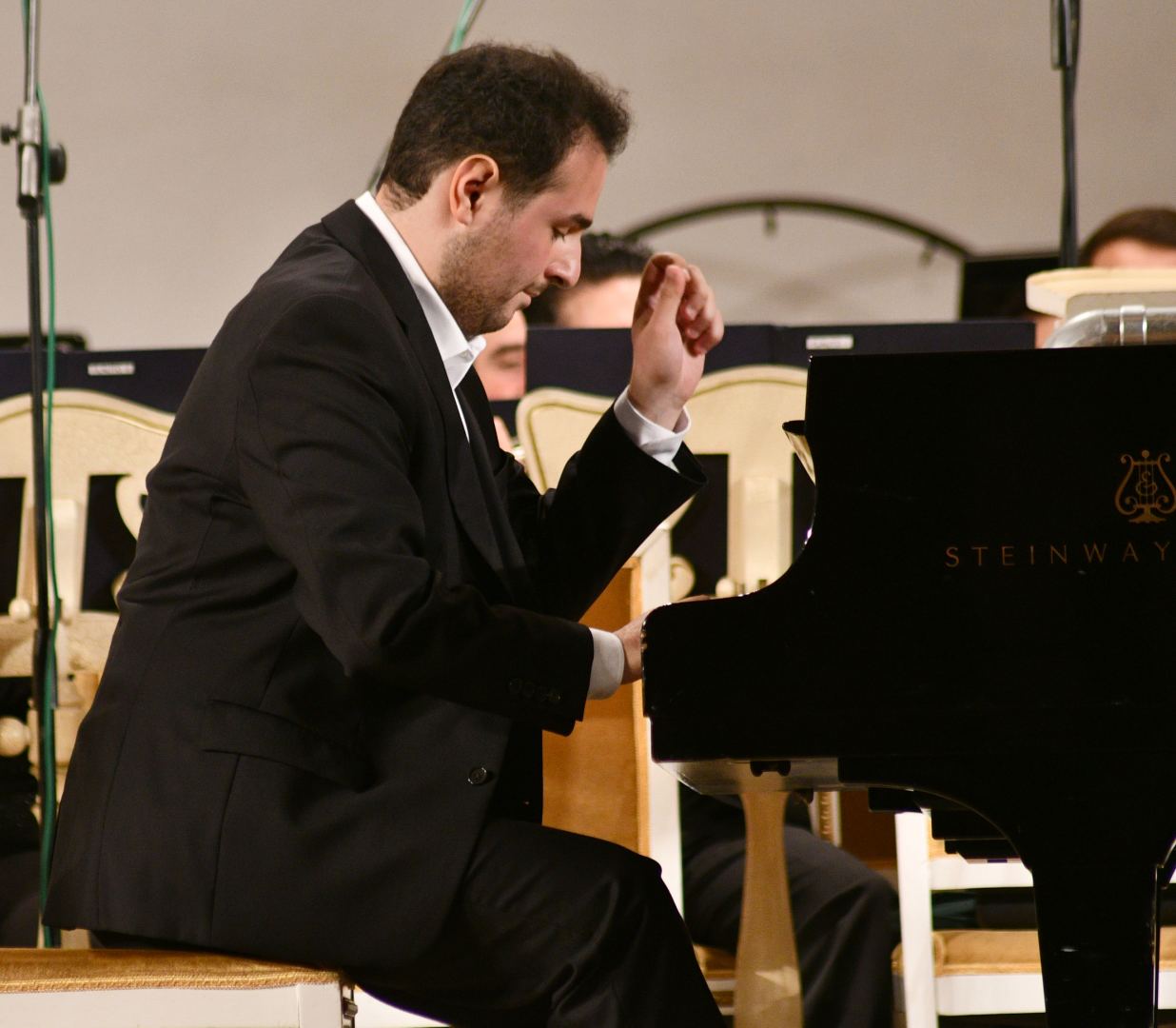 Filarmoniyada “Dünya konsertləri turnesi” çərçivəsində Sergey Raxmaninovun 150 illik yubileyinə həsr olunmuş konsert keçirilib (FOTO)