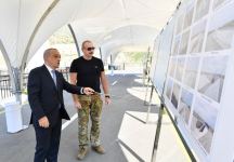 Prezident İlham Əliyev Tərtər rayonunda Suqovuşan su anbarının təmir-bərpadan sonra istifadəyə verilməsi mərasimində iştirak edib (FOTO/VİDEO) (YENİLƏNİB)