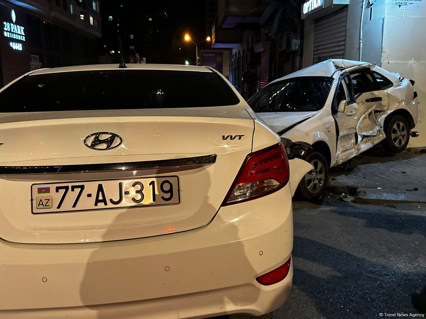 Bakıda yol qəzası baş verib, yaralananlar var (FOTO)