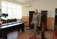 Prezident İlham Əliyev Ağdərə şəhərində Azərbaycan Respublikasının Dövlət Bayrağını ucaldıb (FOTO/VİDEO) (YENİLƏNİB)