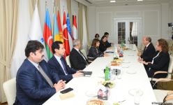 Ersin Tatar Beynəlxalq Türk Mədəniyyəti və İrsi Fondunu ziyarət edib (FOTO)