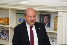Ersin Tatar Beynəlxalq Türk Mədəniyyəti və İrsi Fondunu ziyarət edib (FOTO)