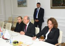 Ersin Tatar Beynəlxalq Türk Mədəniyyəti və İrsi Fondunu ziyarət edib (FOTO)