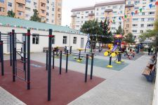 Leyla Əliyevanın iştirakı ilə növbəti “Bizim həyət”in açılışı olub (FOTO)