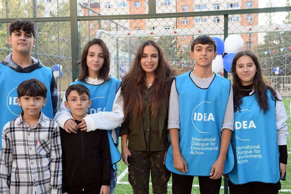 Leyla Əliyevanın iştirakı ilə növbəti “Bizim həyət”in açılışı olub (FOTO)