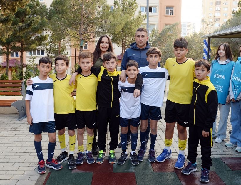 Leyla Əliyevanın iştirakı ilə növbəti “Bizim həyət”in açılışı olub (FOTO)