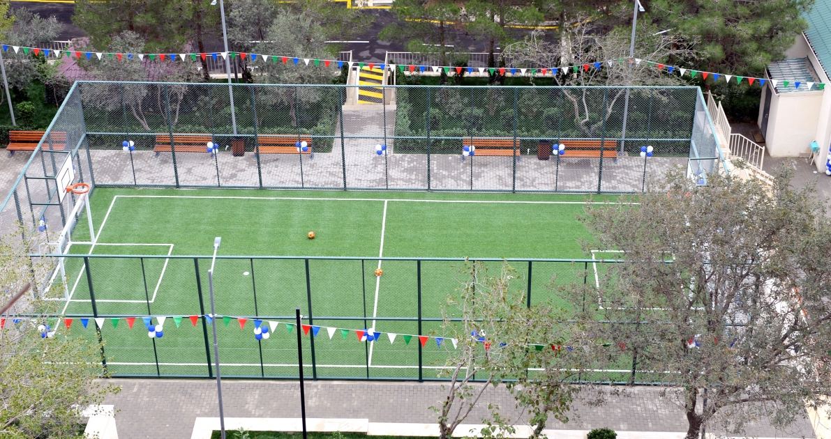 Leyla Əliyevanın iştirakı ilə növbəti “Bizim həyət”in açılışı olub (FOTO)