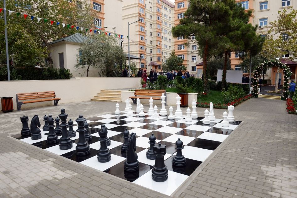 Leyla Əliyevanın iştirakı ilə növbəti “Bizim həyət”in açılışı olub (FOTO)