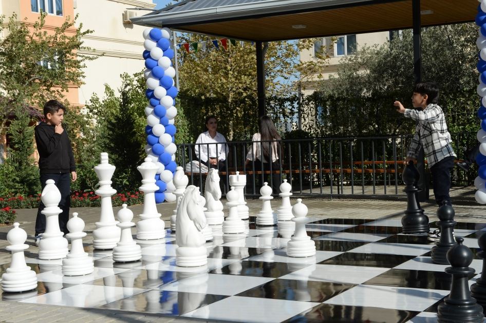 Leyla Əliyevanın iştirakı ilə növbəti “Bizim həyət”in açılışı olub (FOTO)
