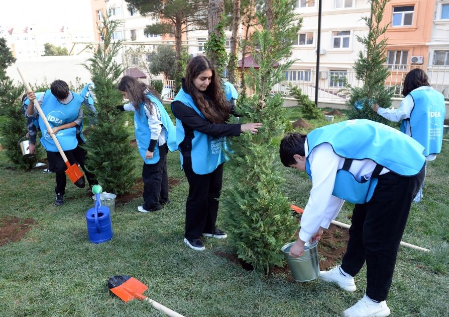 Leyla Əliyevanın iştirakı ilə növbəti “Bizim həyət”in açılışı olub (FOTO)
