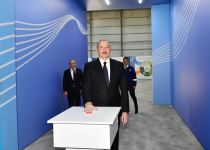 Prezident İlham Əliyev Sumqayıt Kimya Sənaye Parkında yeni müəssisələrin açılış və təməlqoyma mərasimlərində iştirak edib (FOTO/VİDEO) (YENİLƏNİB)