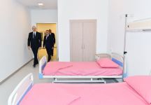 Prezident İlham Əliyev 2 saylı Sumqayıt Şəhər Xəstəxanasının yeni binasının açılışında iştirak edib  (YENİLƏNİB) (FOTO/VİDEO)