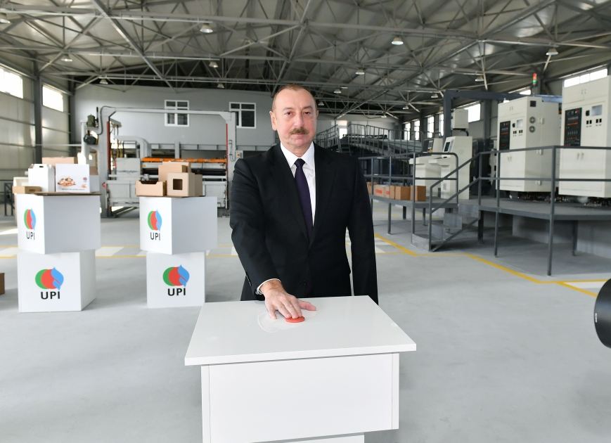 Prezident İlham Əliyev Sumqayıt Kimya Sənaye Parkında yeni müəssisələrin açılış və təməlqoyma mərasimlərində iştirak edib (FOTO/VİDEO) (YENİLƏNİB)