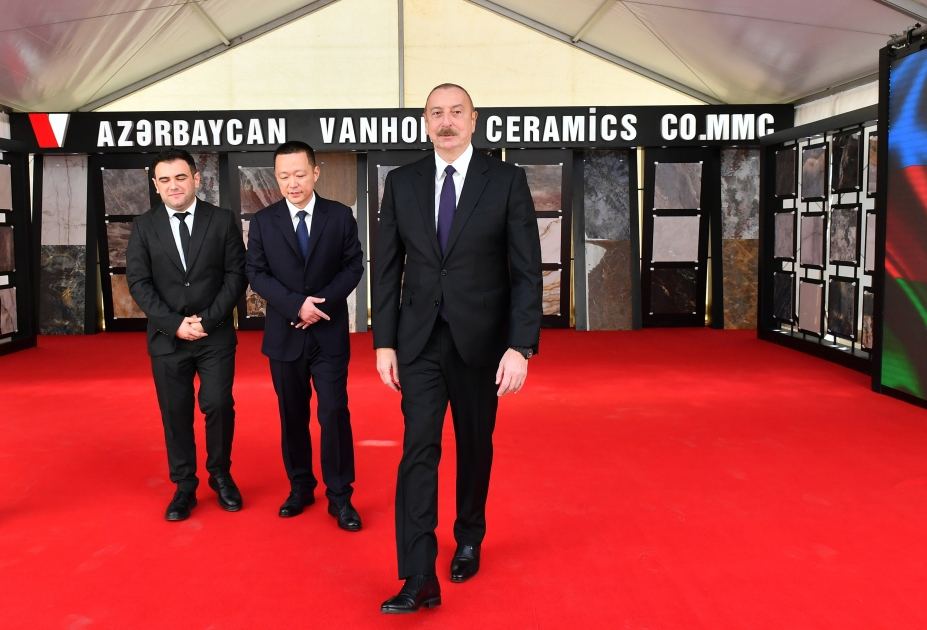 Prezident İlham Əliyev Sumqayıt Kimya Sənaye Parkında yeni müəssisələrin açılış və təməlqoyma mərasimlərində iştirak edib (FOTO/VİDEO) (YENİLƏNİB)