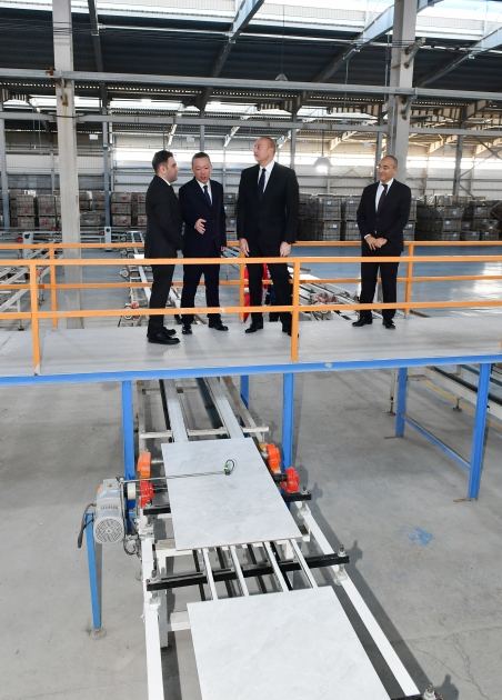 Prezident İlham Əliyev Sumqayıt Kimya Sənaye Parkında yeni müəssisələrin açılış və təməlqoyma mərasimlərində iştirak edib (FOTO/VİDEO) (YENİLƏNİB)