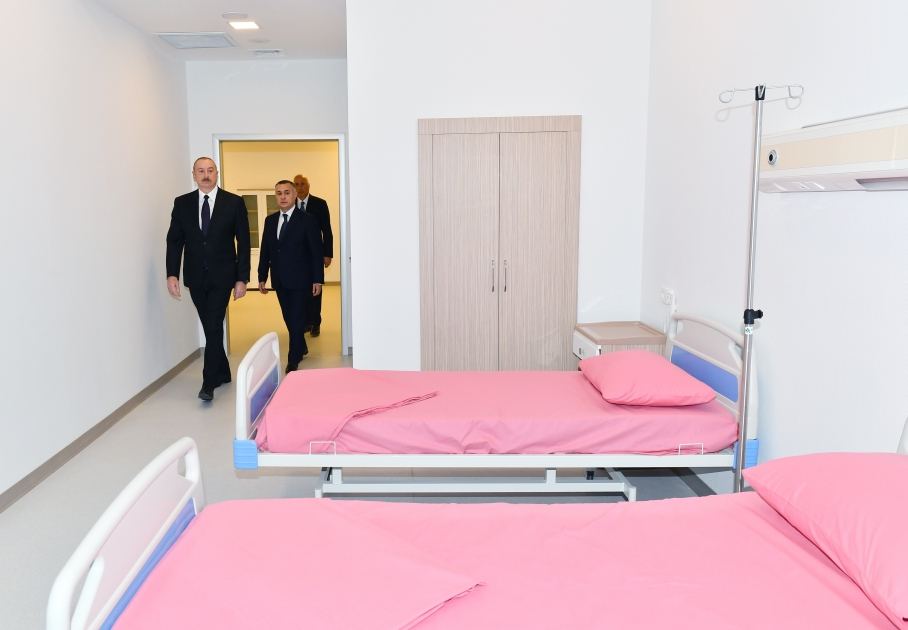 Prezident İlham Əliyev 2 saylı Sumqayıt Şəhər Xəstəxanasının yeni binasının açılışında iştirak edib  (YENİLƏNİB) (FOTO/VİDEO)