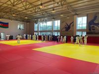 Sumqayıt şəhər stadionunda cüdo məşqlərinə start verilib (FOTO)
