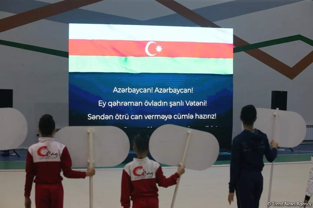Qubada bədii gimnastika üzrə 28-ci Azərbaycan birinciliyinin təntənəli açılışı olub (FOTO)