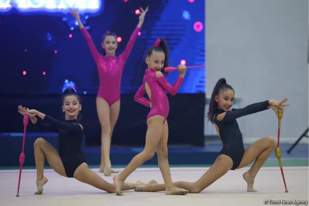 Qubada bədii gimnastika üzrə 28-ci Azərbaycan birinciliyinin təntənəli açılışı olub (FOTO)