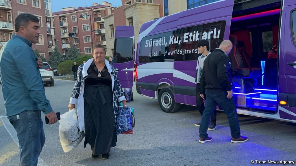 Daha 127 nəfər doğma Ağalıya yola salınıb (FOTO/VİDEO)