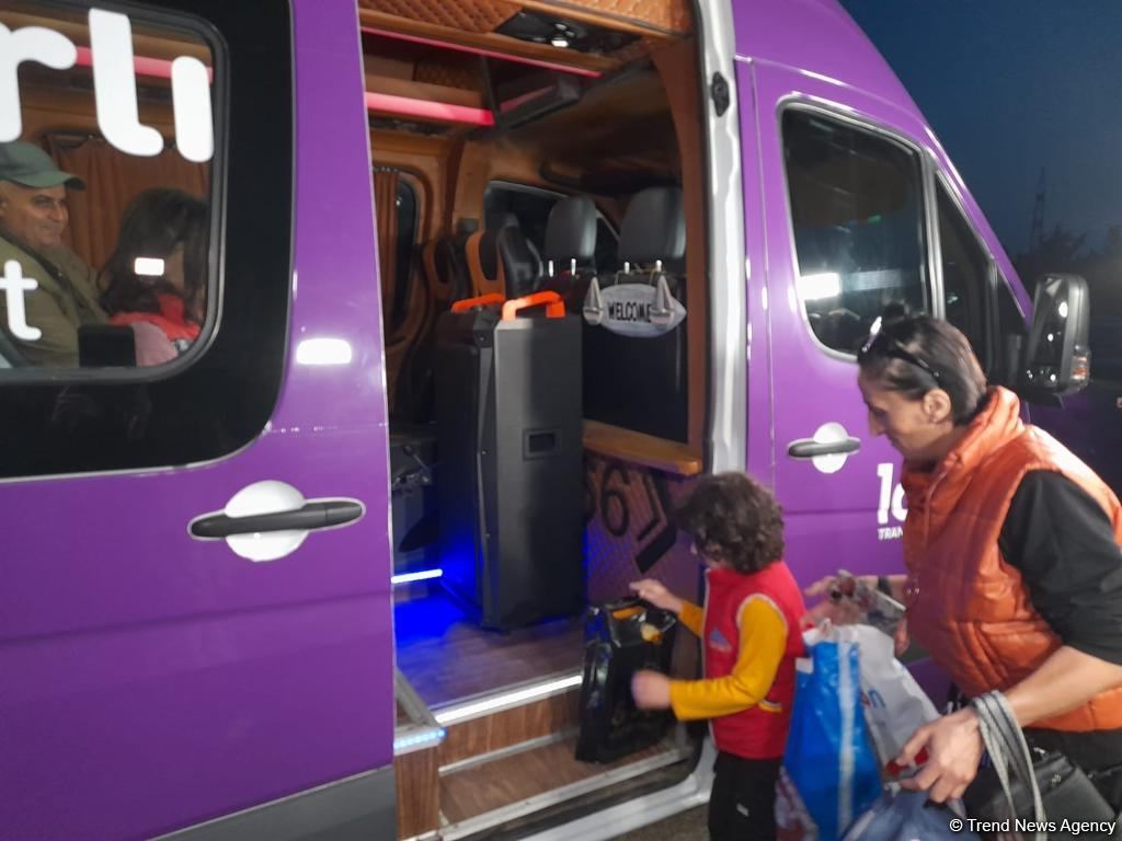 Daha 127 nəfər doğma Ağalıya yola salınıb (FOTO/VİDEO)