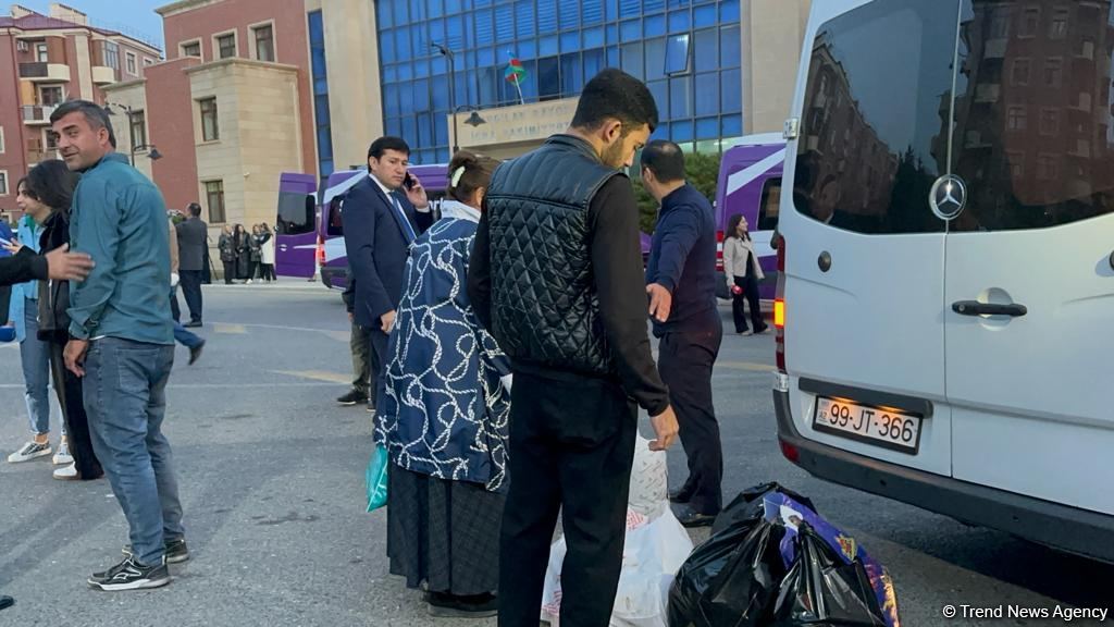 Daha 127 nəfər doğma Ağalıya yola salınıb (FOTO/VİDEO)