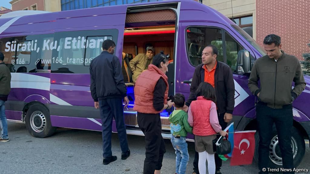 Daha 127 nəfər doğma Ağalıya yola salınıb (FOTO/VİDEO)