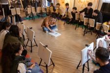 YARAT “İncə müşahidələr” adlı səyyar qrup sərgisini İvanovka kəndində təqdim edib (FOTO)