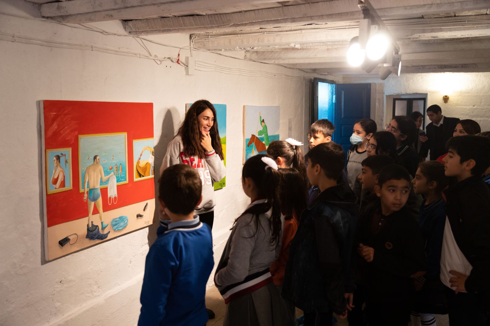 YARAT “İncə müşahidələr” adlı səyyar qrup sərgisini İvanovka kəndində təqdim edib (FOTO)