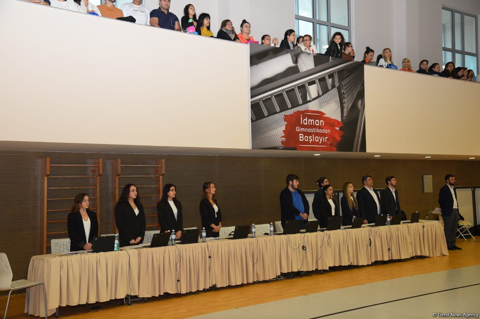 Aerobika və akrobatika gimnastikası üzrə Azərbaycan çempionatı və Bakı birinciliklərinin yarışlarına start verilib (FOTO)