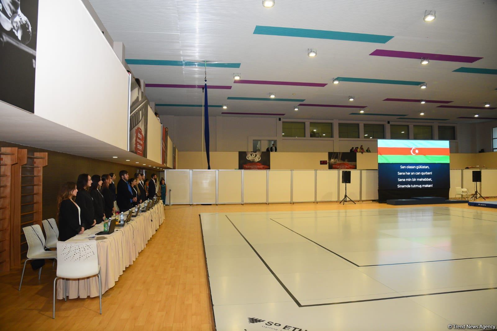Aerobika və akrobatika gimnastikası üzrə Azərbaycan çempionatı və Bakı birinciliklərinin yarışlarına start verilib (FOTO)